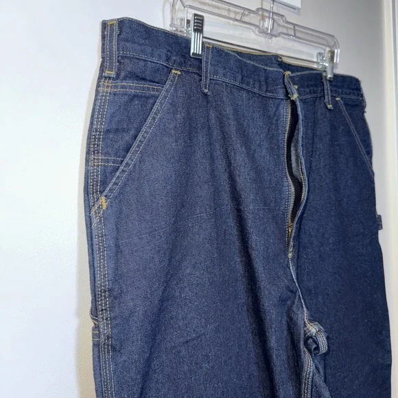 Carhartt Men's 42x34 Loose Original Fit Dungaree Demin Pant B13 HDK Jeans NWOT - Picture 5 of 13